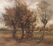 Vincent Van Gogh Autumn Landscape with Four Trees (nn04) Germany oil painting reproduction
